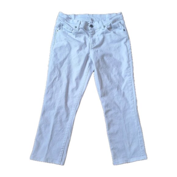 Levi's Strauss White Capri Pants SIZE 26 - Picture 1 of 5